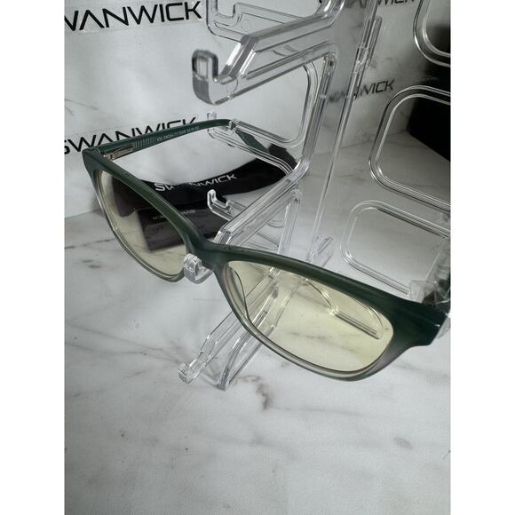 Swanwick Day Cat Eye Glasses (regular fit)  Blue Light Blocking Teal Ref 1016 - Picture 10 of 10